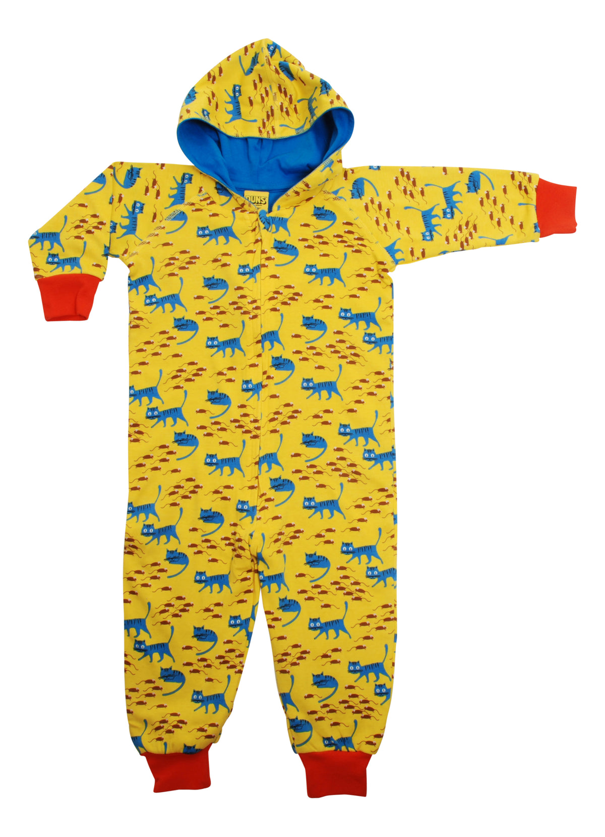 Onesie mit Pilzen auf Gelb von DUNS (siehe Bild Einteiler-Pyjama)