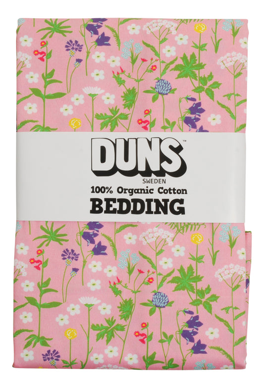 Bettwäsche mit Wildlblumen auf Rosa von DUNS