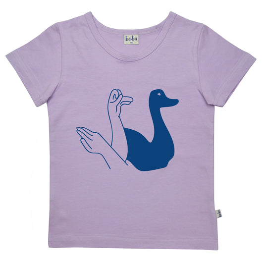 T-shirt mit Schattenschwan von Baba