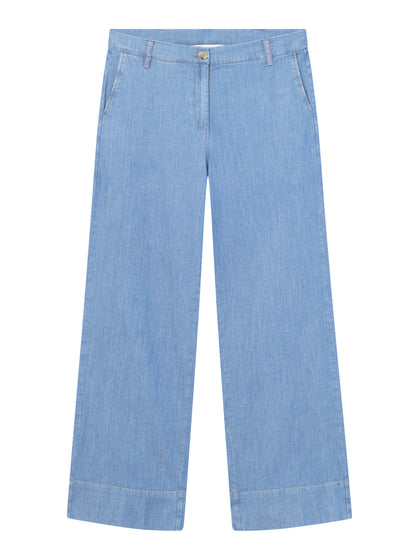 Weisse A-Form Jeans-Jacke von Mademoiselle Yéyé
