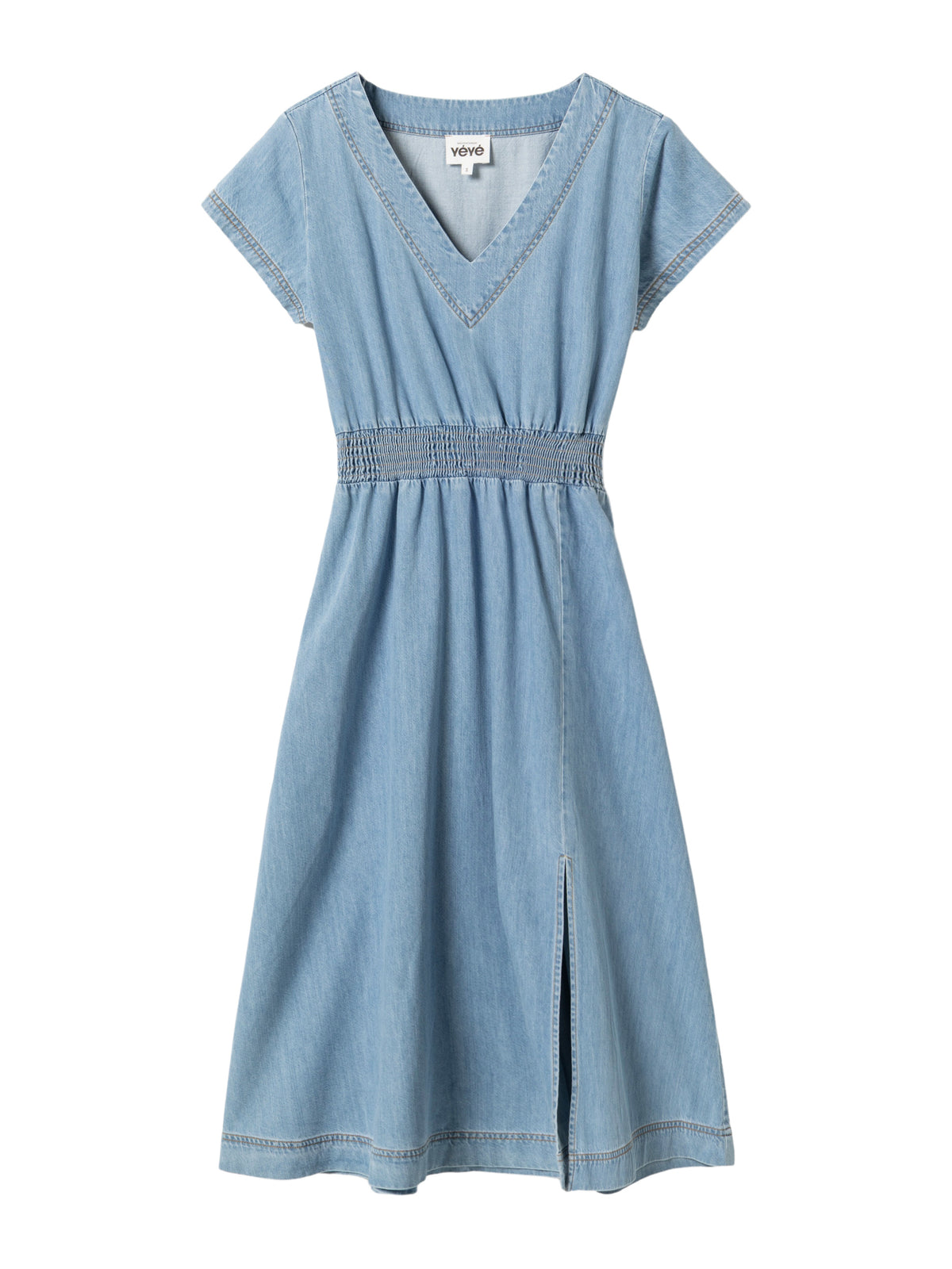 Sommerkleid in hellem Denim von Mademoiselle Yéyé