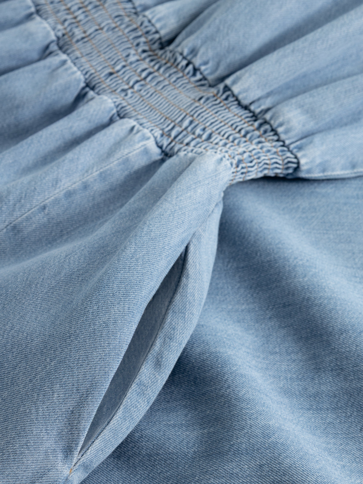 Sommerkleid in hellem Denim von Mademoiselle Yéyé