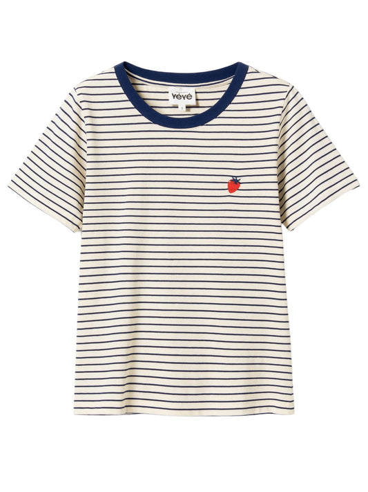T-Shirt gestreift Navy/Weiss von Mademoiselle Yéyé