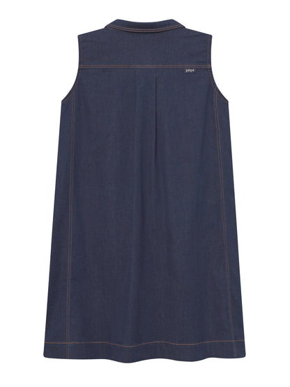 Denim Pinafore-Kleid von Mademoiselle Yéyé