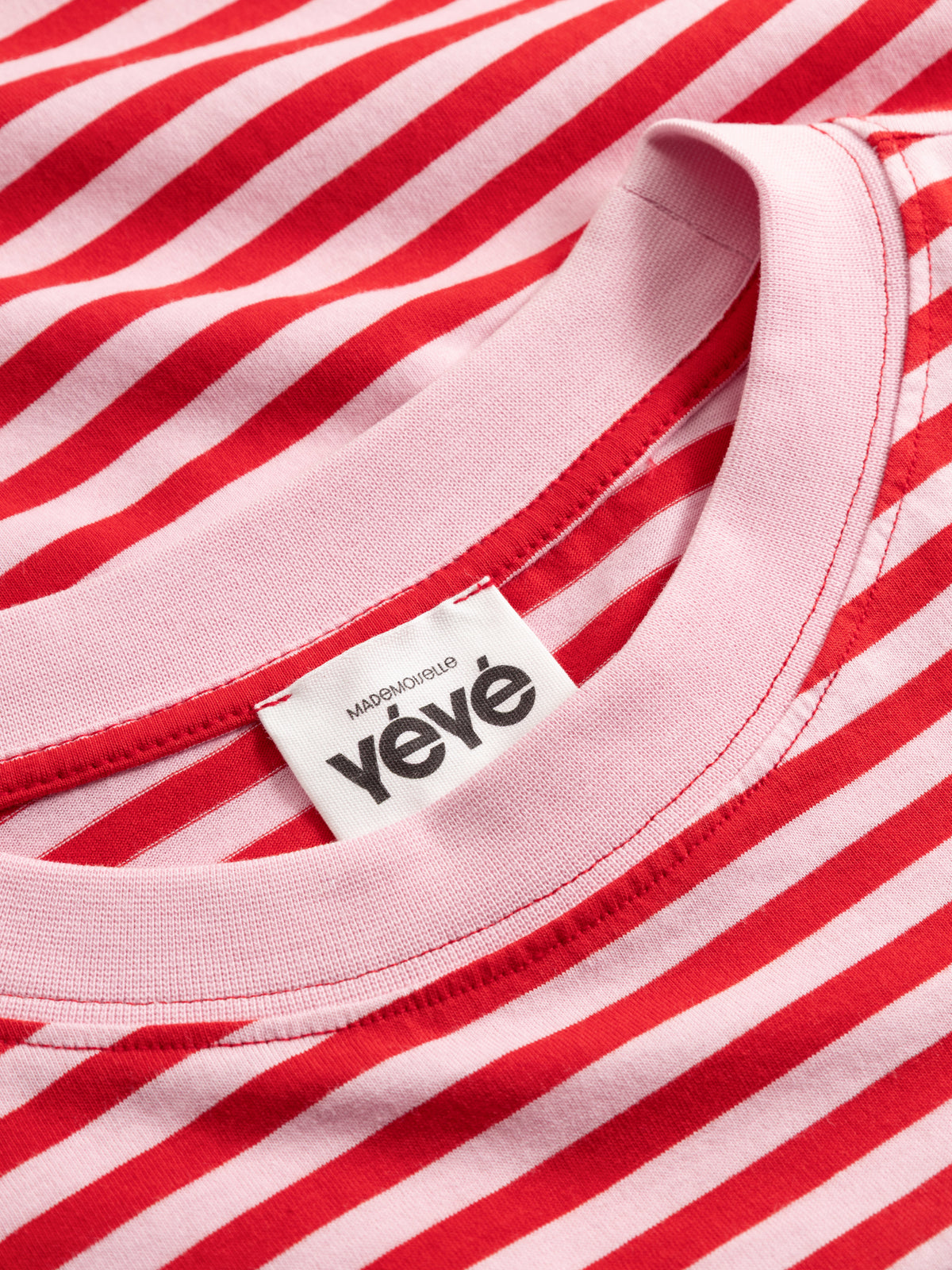 Shirt gestreift Rot/Rosa von Mademoiselle Yéyé