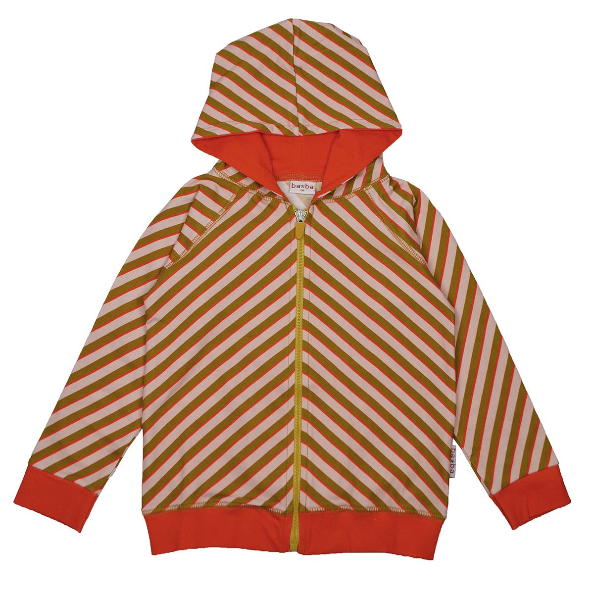 SALE -50%: Kapuzenjacke diagonal gestreift von Baba
