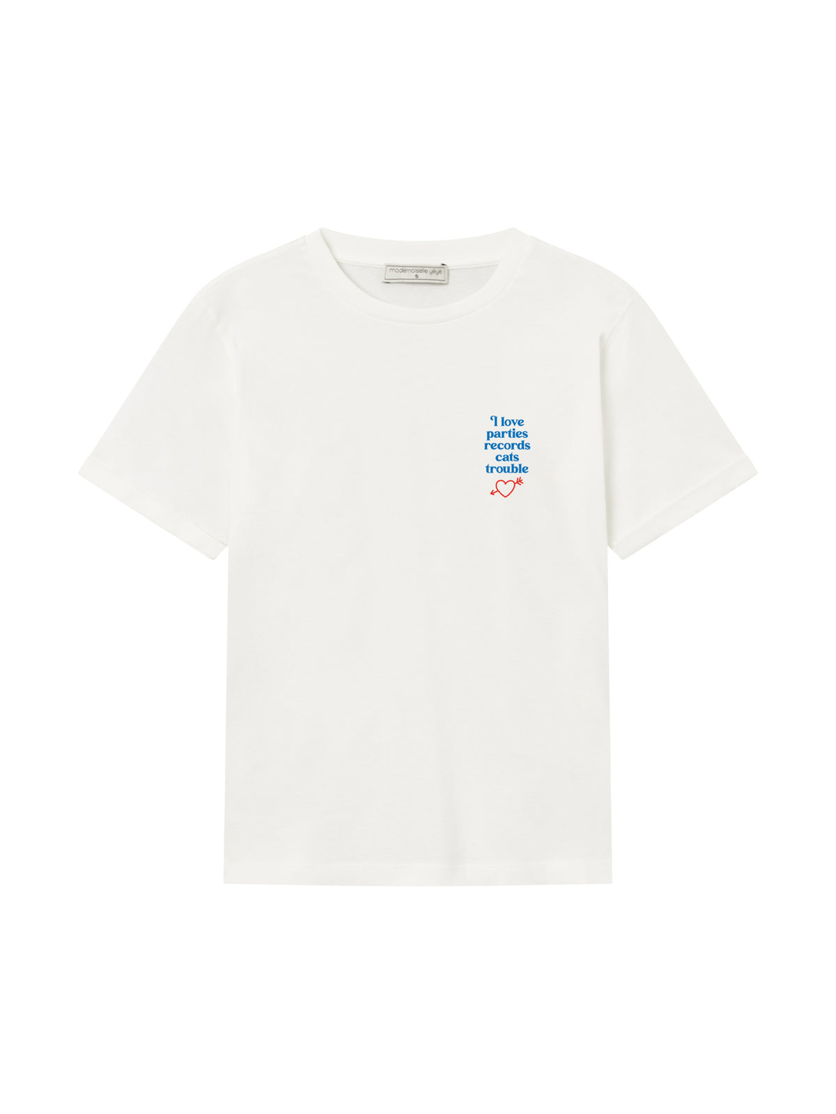 SALE: T-shirt "I love..." von Mademoiselle Yéyé