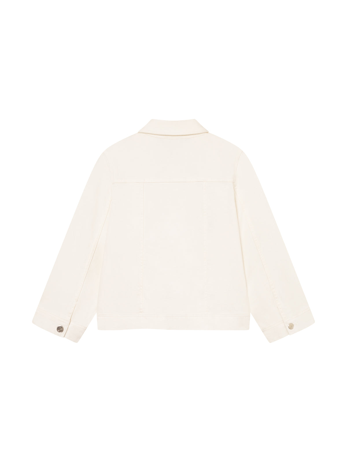 Weisse A-Form Jeans-Jacke von Mademoiselle Yéyé