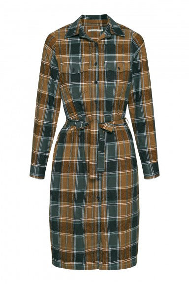 SALE -50%: Blusenkleid kariert in Forest von Greenbomb