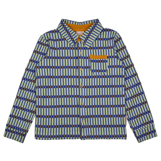 SALE -50%: Jacquard-Hemd Rastermuster von Baba