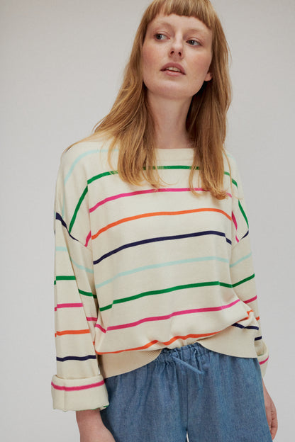 Gestrickter Pulli Streifen von Lily Balou