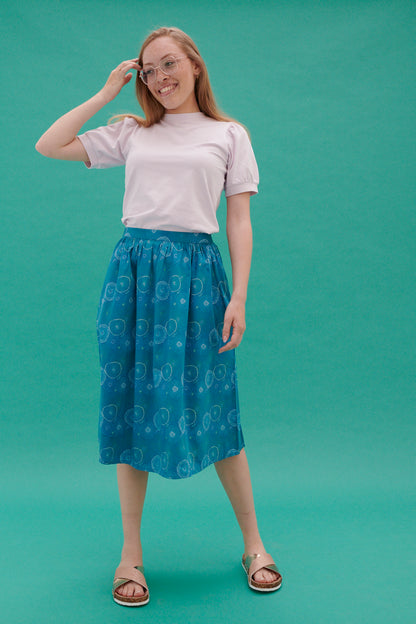SALE: uni T-Shirt in Smaragdgrün von Lily Balou