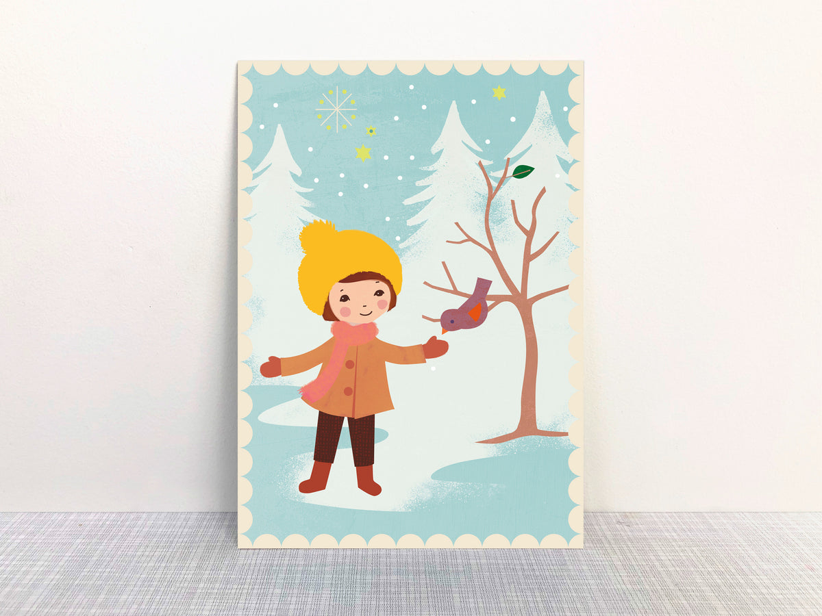 Wunderschöne Winter-/Weihnachts-Postkarten von Monimari