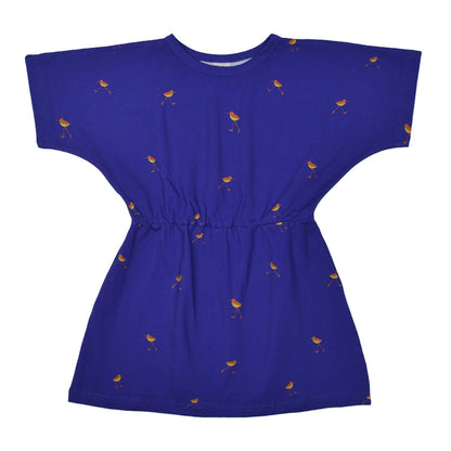 Sommerkleid mit Strandläufer auf wunderschönem Blau von Baba