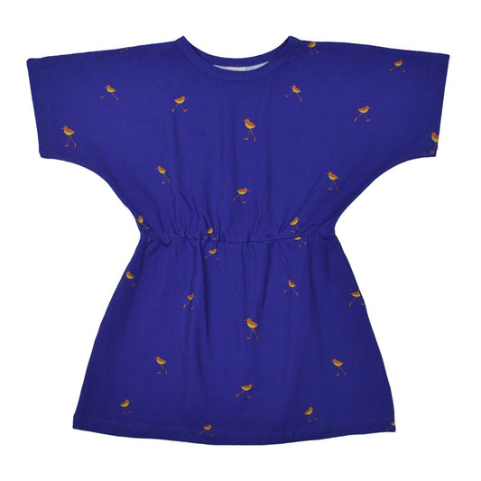 Sommerkleid mit Strandläufer auf wunderschönem Blau von Baba