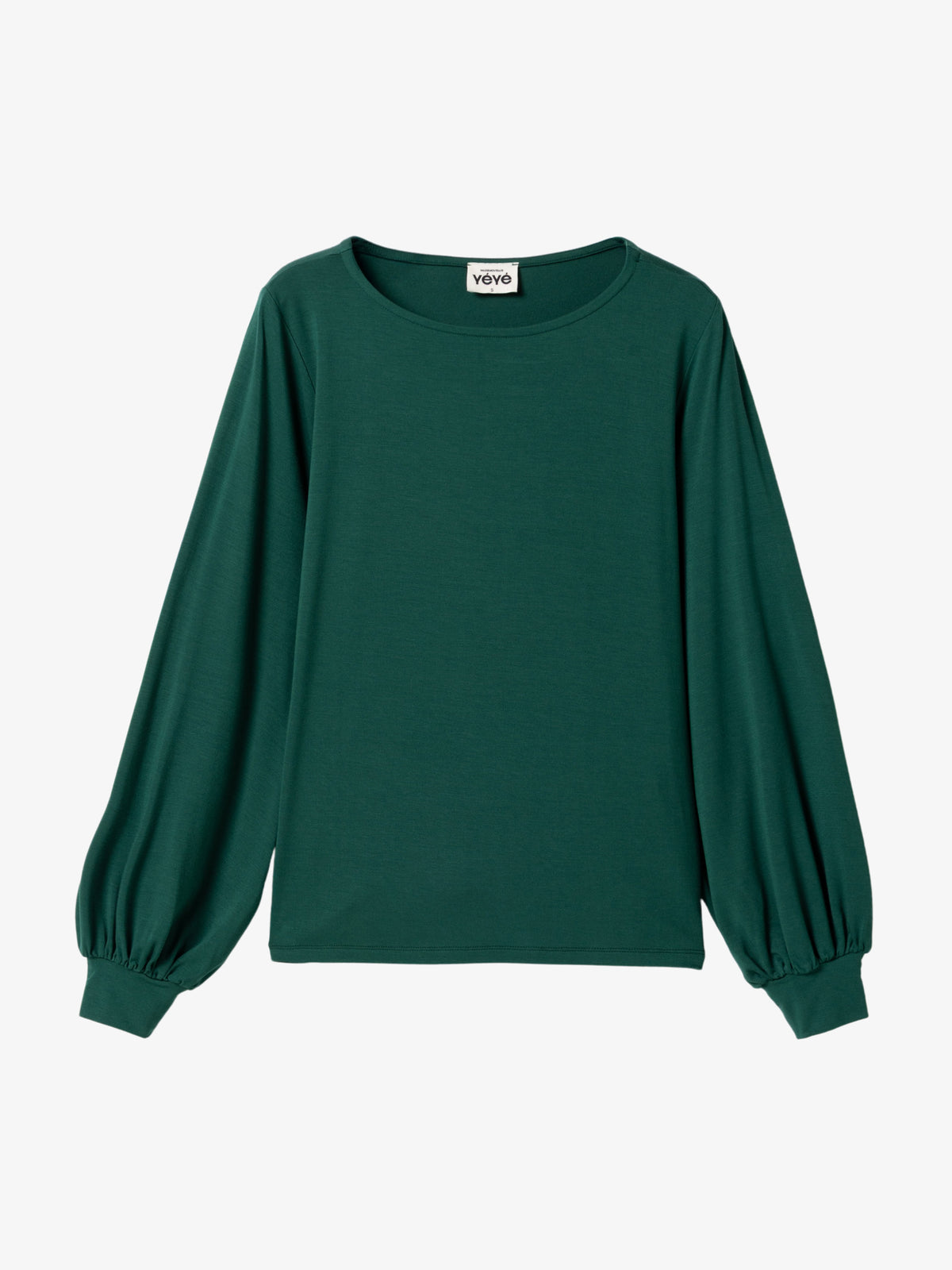 Langarm-Shirt in Grün von Mademoiselle Yéyé