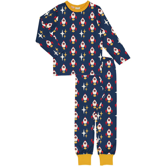 Pyjama 2-teiler mit Raketen von Maxomorra