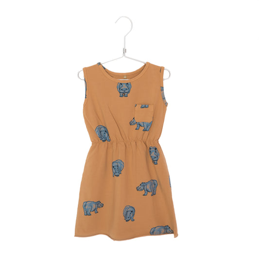 SALE -50%: Sommerkleid mit Nilpferd von Lötiekids