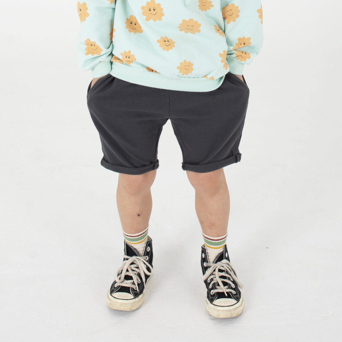 SALE -50%: Bermudas in Hellpetrol von Lötiekids