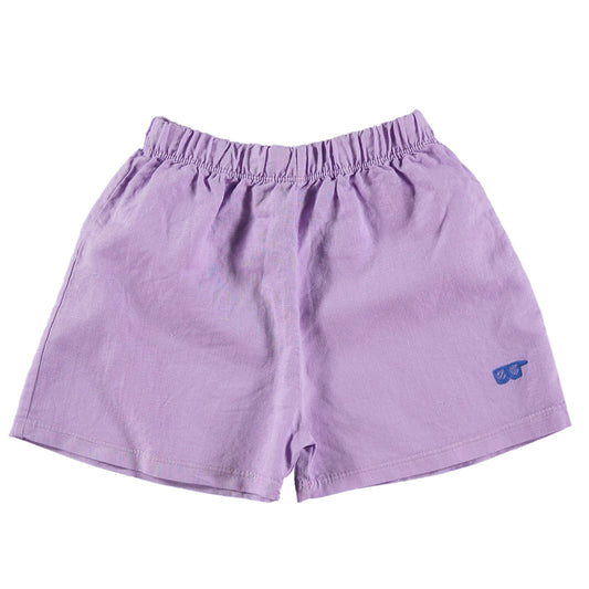 Leinen-Shorts in Malve von Lötiekids