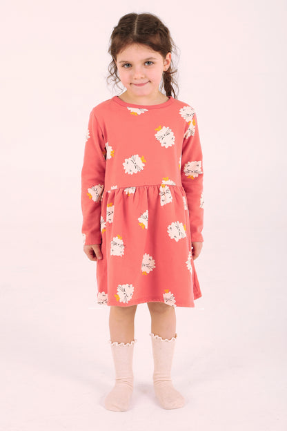 Kleid mit Regenstiefel-Kätzchen