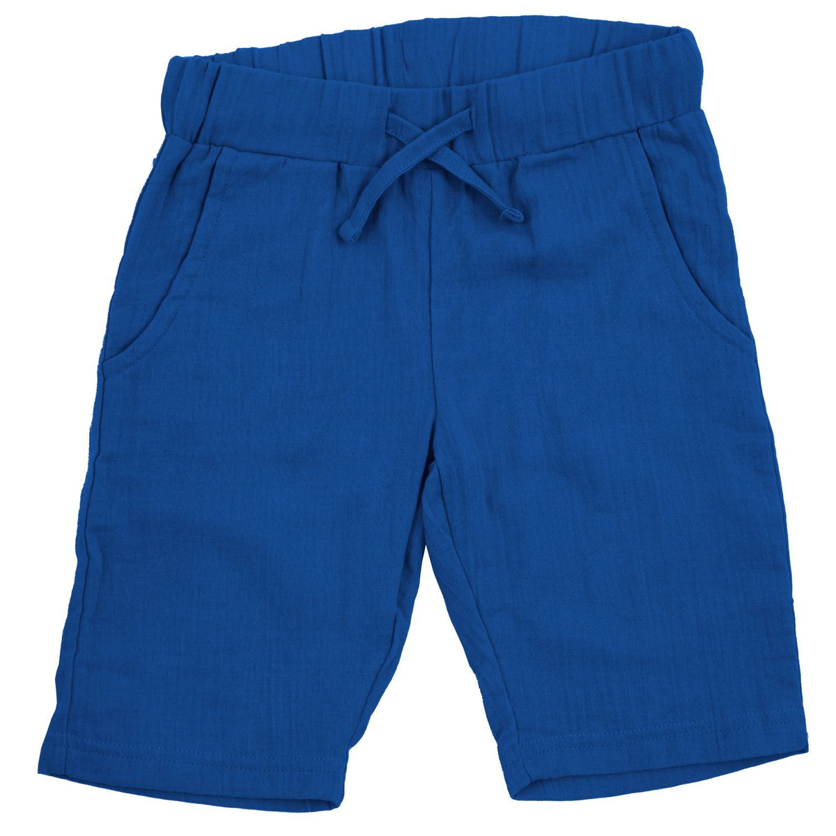 Bermuda Shorts Musselin in blau von Maxomorra