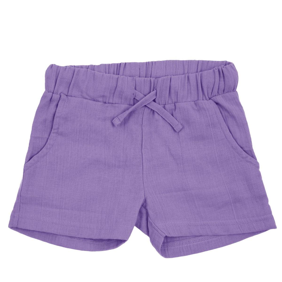 Kurze Shorts Musselin in violet von Maxomorra