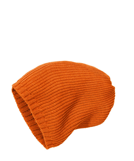 -20%: Woll-Strickmütze in Orange von Disana