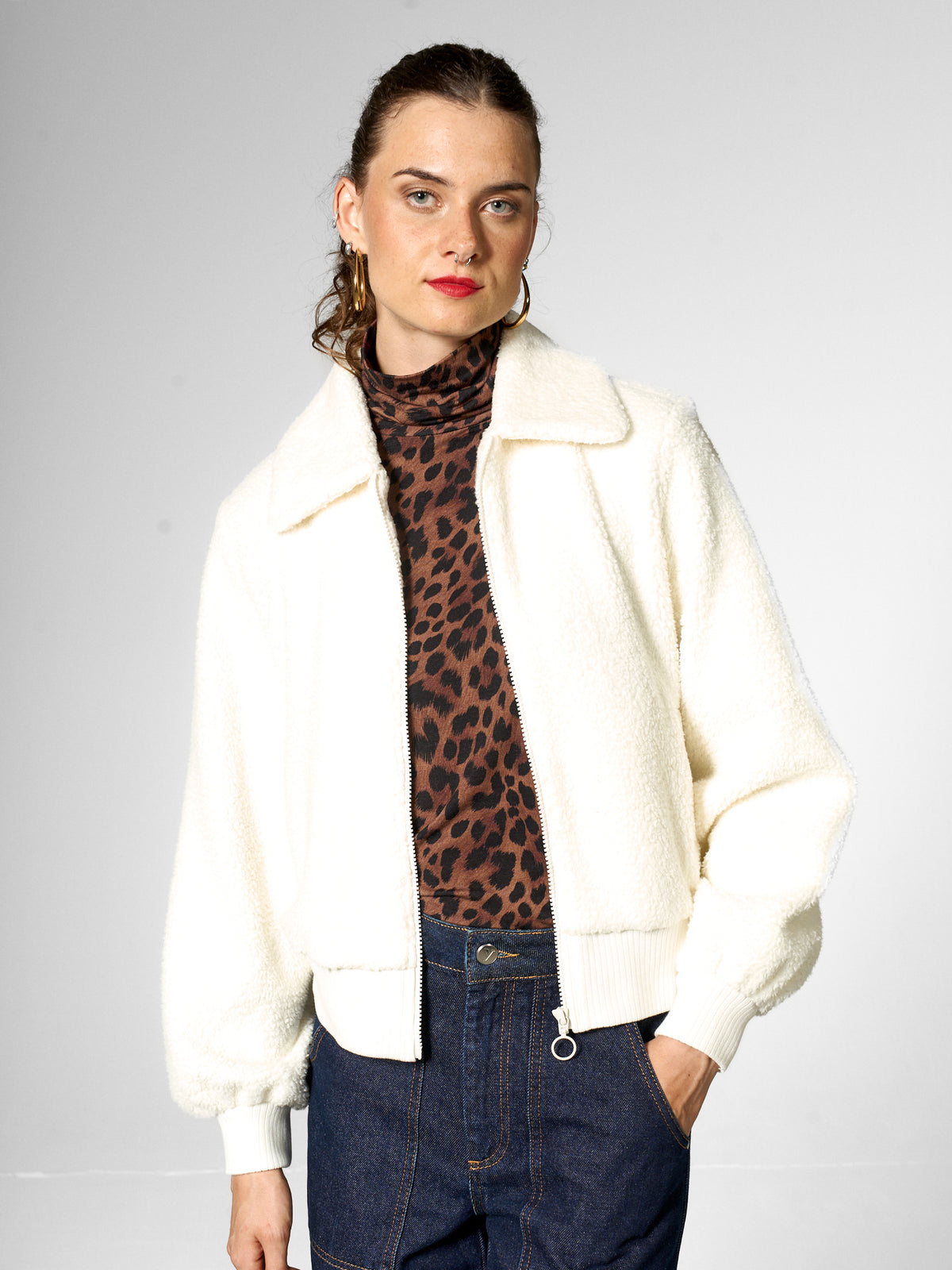 Teddy Plüsch-Jacke von Mademoiselle Yéyé