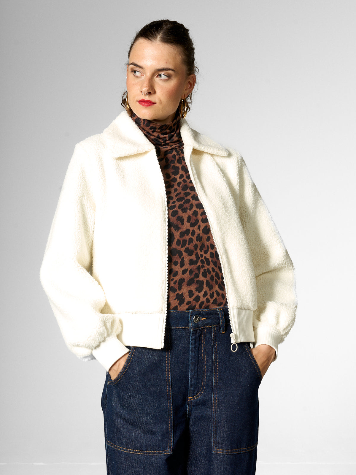 Teddy Plüsch-Jacke von Mademoiselle Yéyé