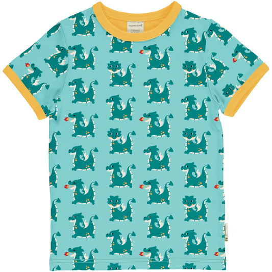 T-shirt mit Drachen von Maxomorra