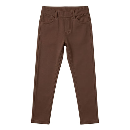 Treggings dunkelbraun von Maxomorra