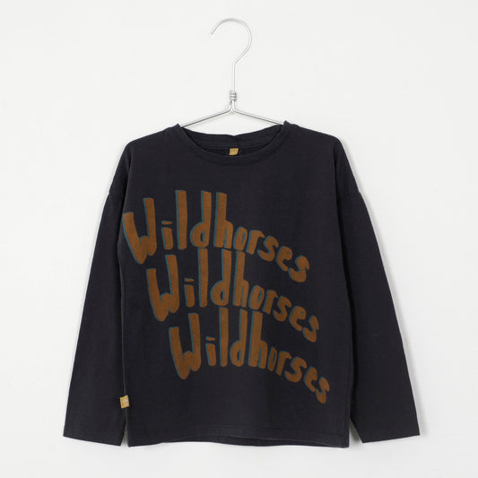 SALE -50%: Shirt Wildhorses auf Vintage Black von Lötiekids