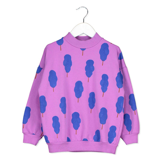SALE -50%: Pulli mit Baum auf Lila von Lötiekids