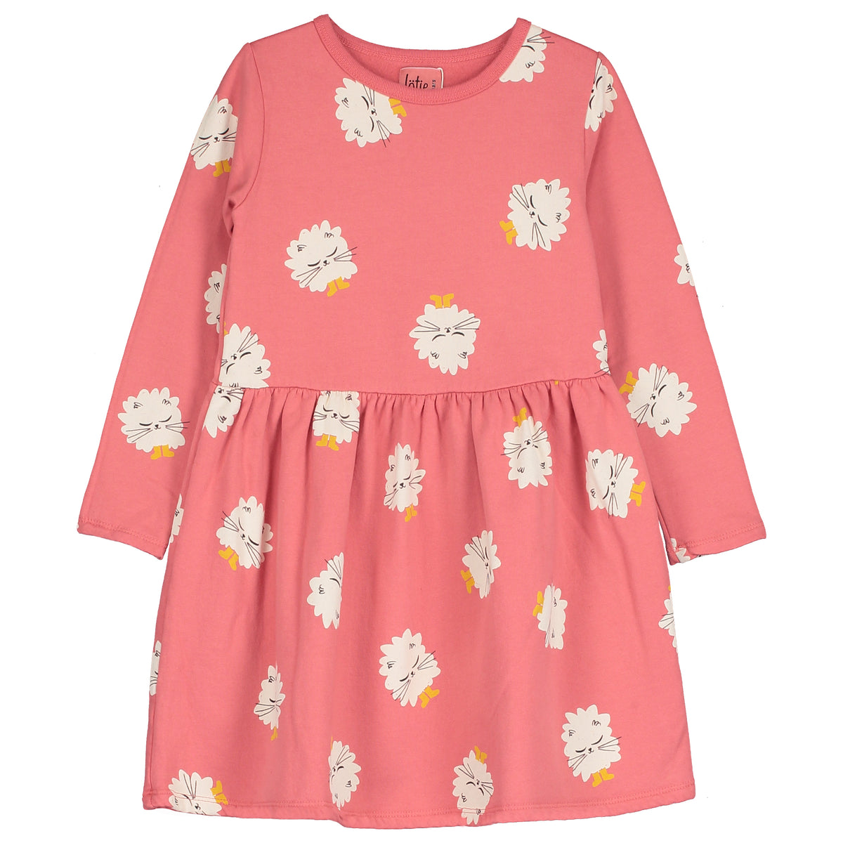 Kleid mit Regenstiefel-Kätzchen