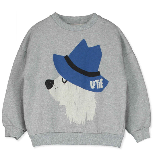Sweatshirt Mittelgrau mit Eisbär von Lötiekids