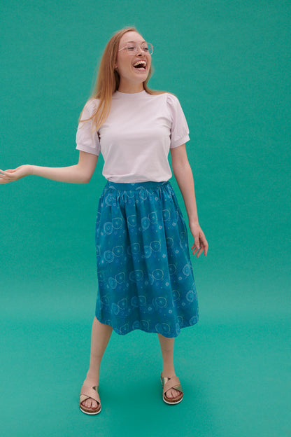 SALE: Uni-Jupe Satin in Lavendel von Lily Balou