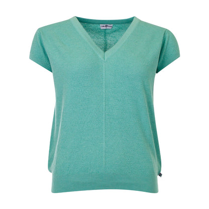 Shirt gestrickt in Grün von Chills&Fever