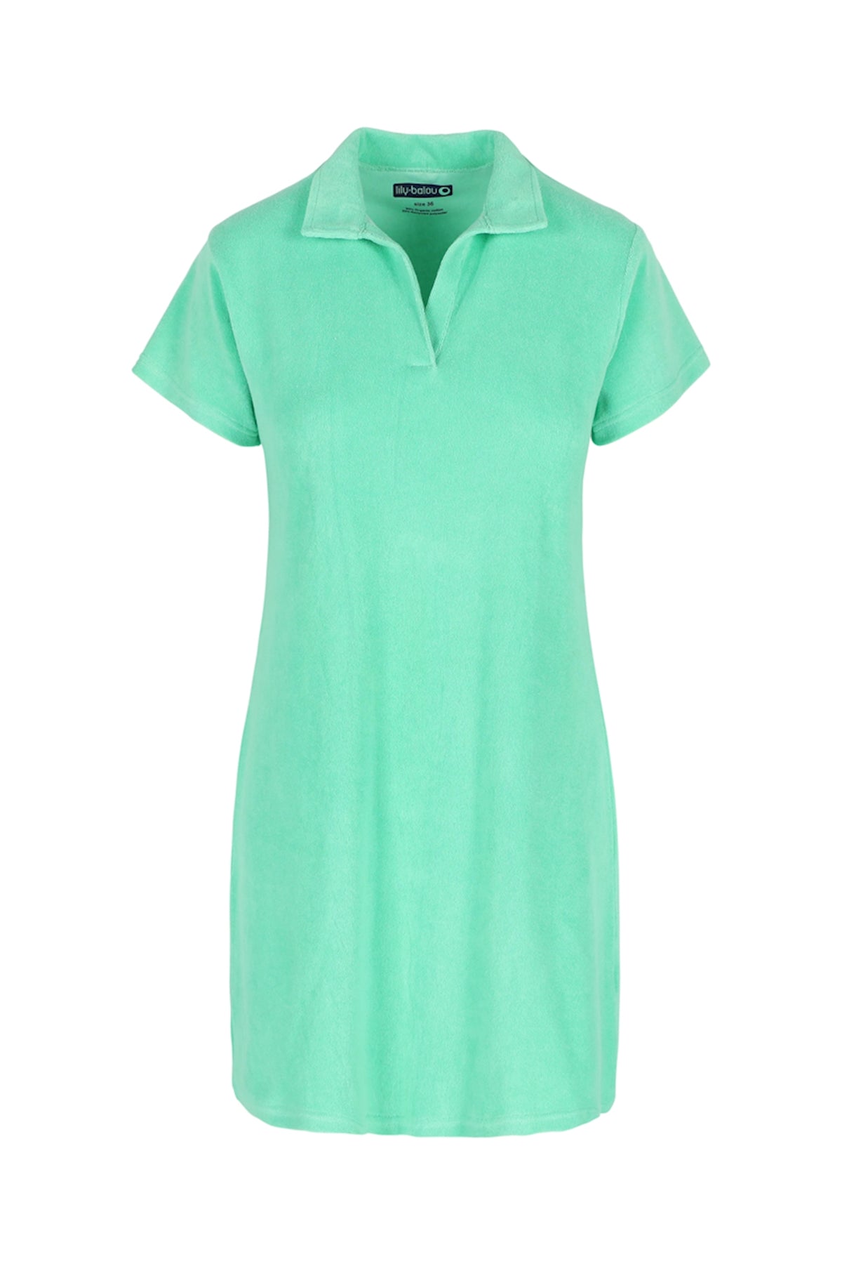 SAlE: Frottée-Sommerkleid in Jadegrün von Lily Balou