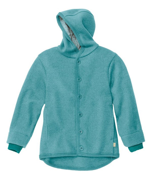 Wollwalk Winterjacke in Lagoon von Disana