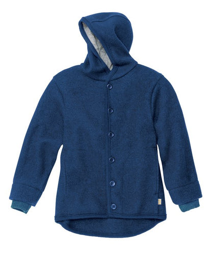 Wollwalk Winterjacke in Marine von Disana