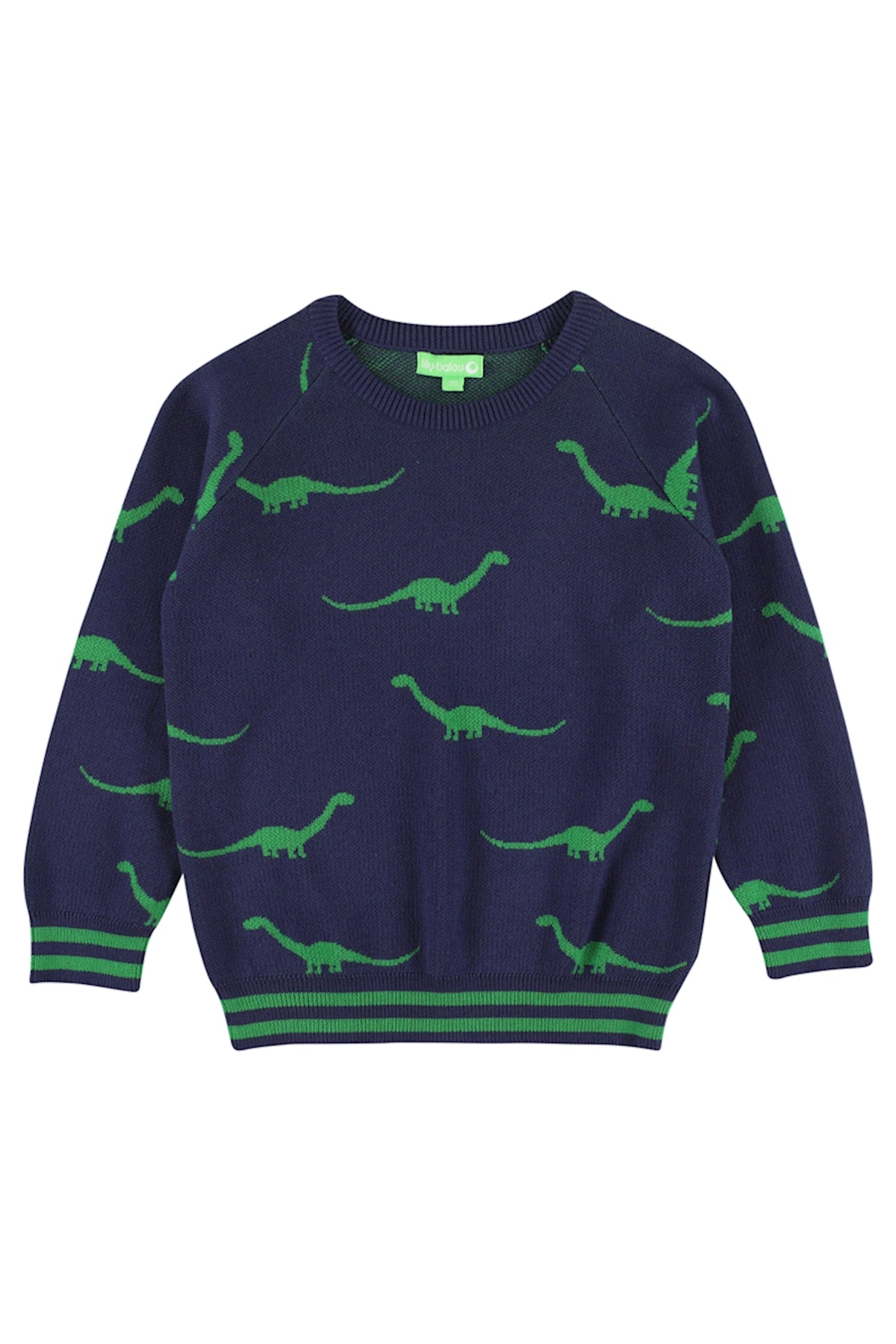 SALE: Gestrickter Pulli mit Dinos von Lily Balou