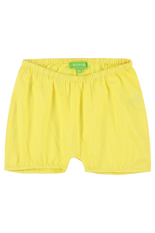 Baby-Bloomer in Zitrone aus Satin von Lily Balou