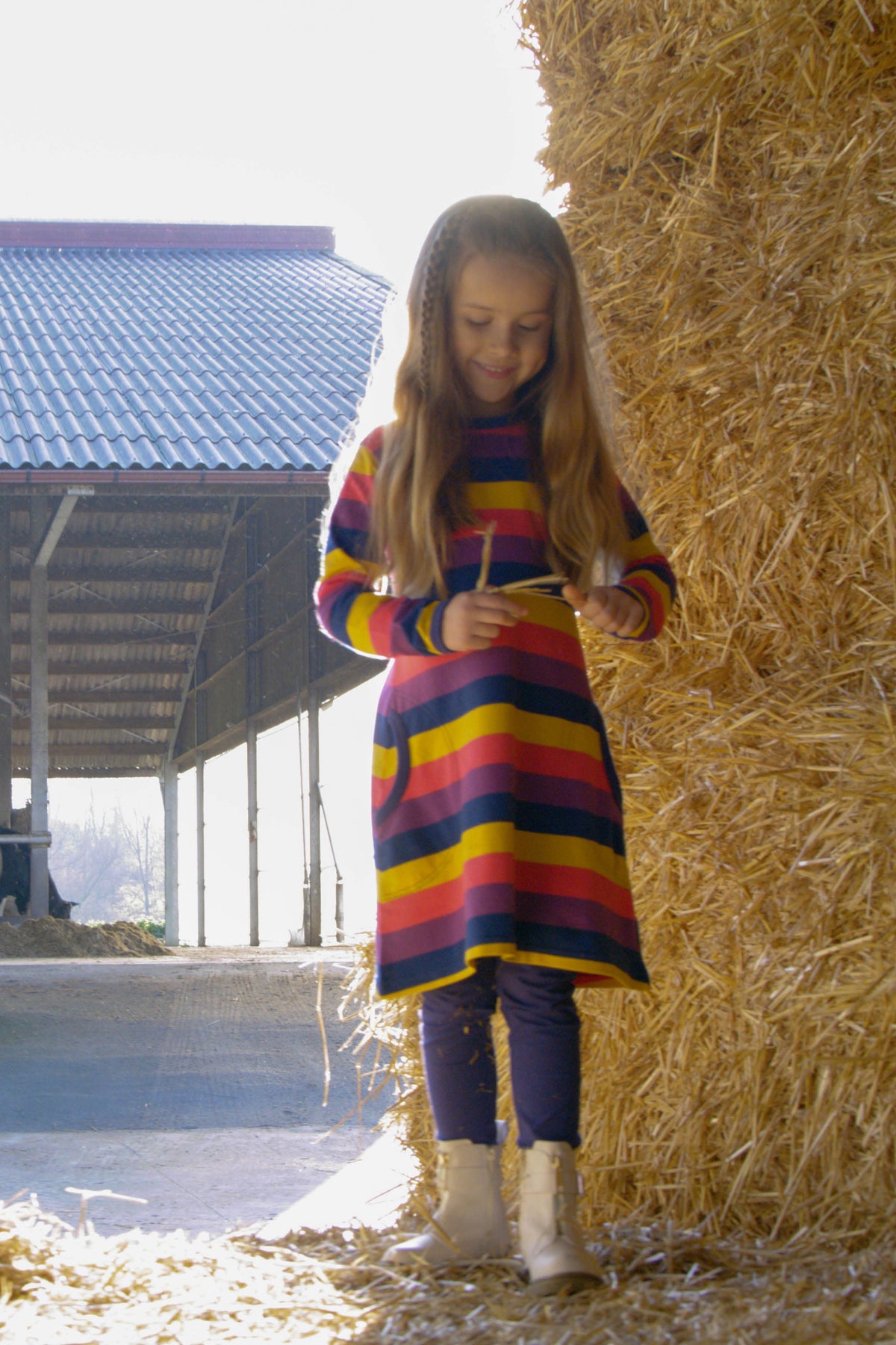 Leggings Sweat in Dunkelblau von Maxomorra