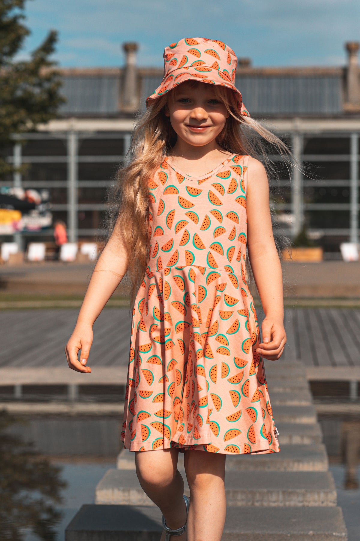 Sommerkleid Lula mit Wassermelonen von Onolulu