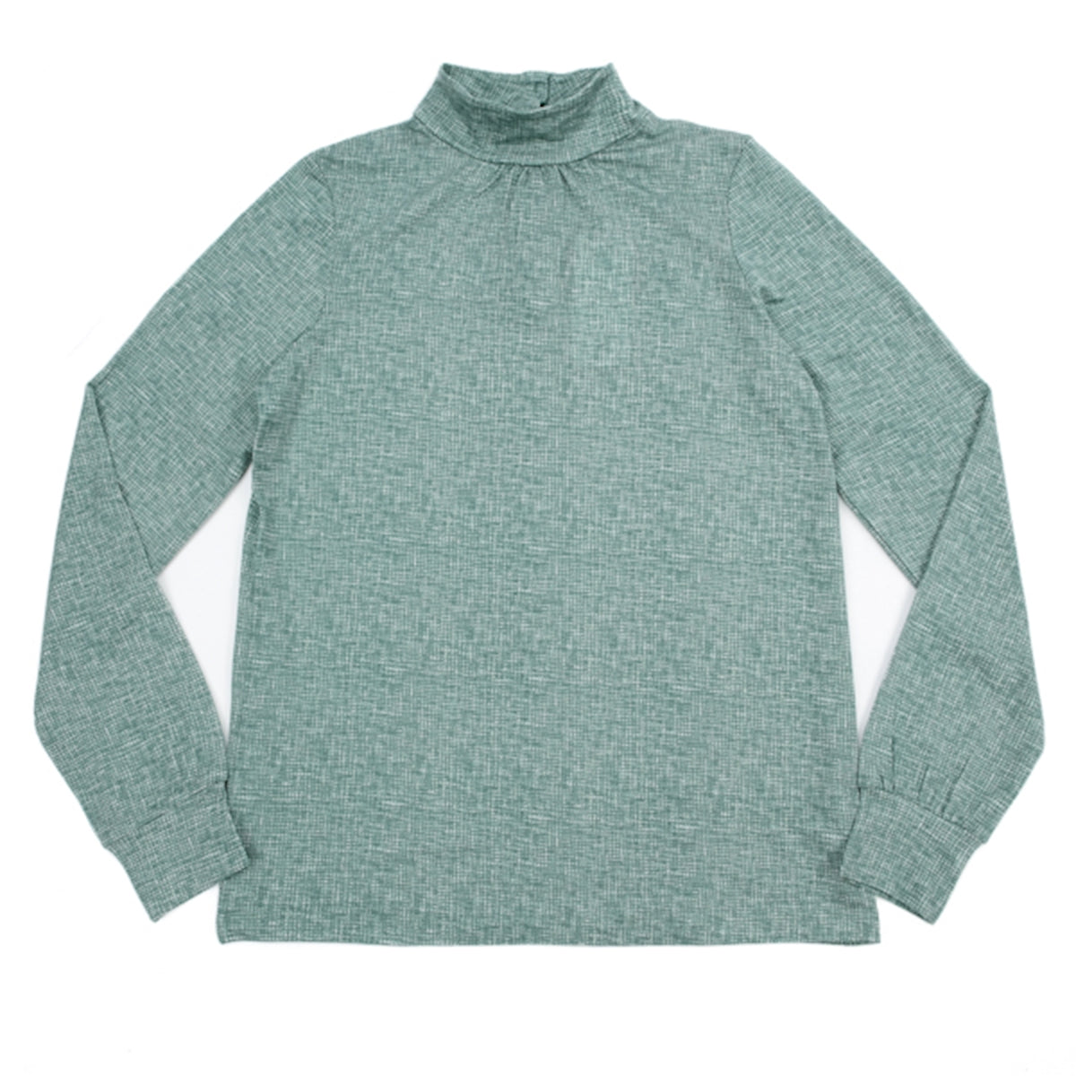 SALE -50%: Shirt mit Kragen meliert in Grün von Lily Balou