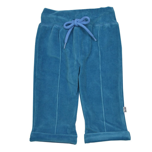 Velours-Babyhose Niagara Blau von Baba