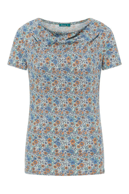 SALE -50%: T-shirt Wassfallausschnitt Garden von Tranquillo