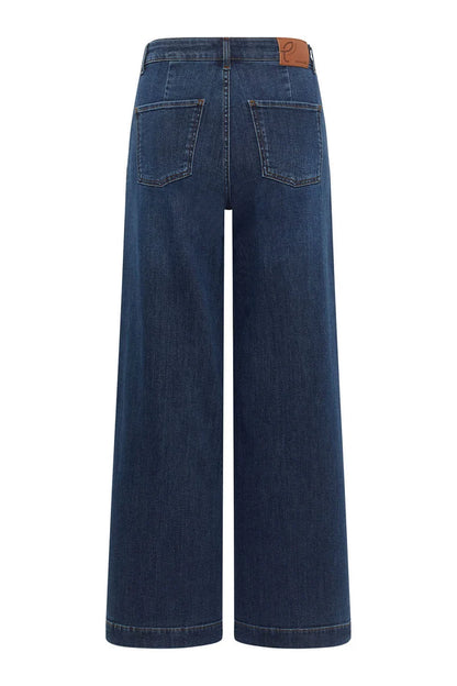 Jeans mit Bundfalten von Tranquillo