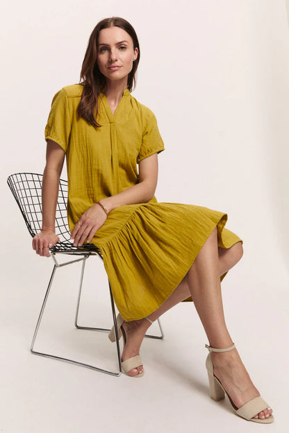 50% SALE: Sommerkleid in Mustard von Tranquillo